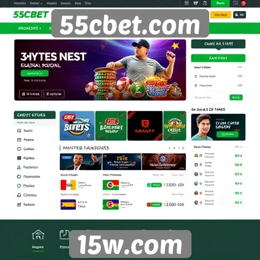 Interface e usabilidade do 55cbet.com