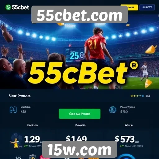 Promoções e bônus disponíveis em 55cbet